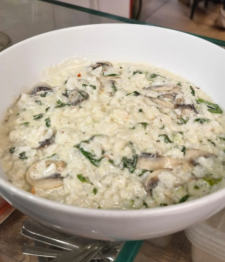 Risotto ai funghi con erbe aromatiche